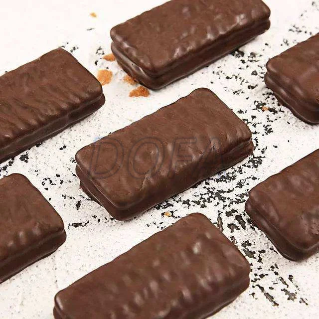 Wafer Chocolate Coating Candy Chocolate Coating Machine Small Mini