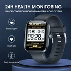 Watches 1.69 Inch Smart Watches New Arrivals 2021 Continuous Blood Oxygen Heart Rate Temperature Monitoring Smartwatch