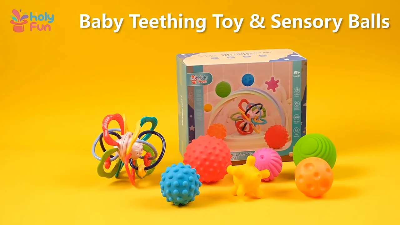 Food Grade Teethable Tpu & Abs Bpa Free And Nontoxic Sensory Balls