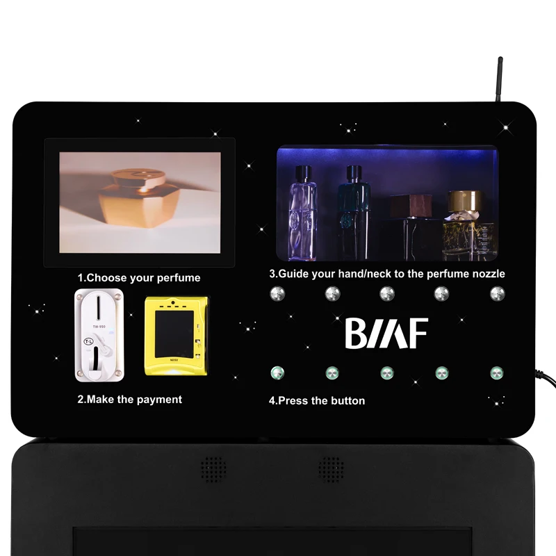 Luxury Smart Wall-Mounted Cologne Vending Machine with Cashless Payment ...
