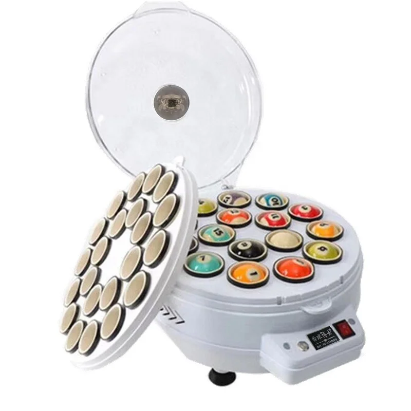 2 in 1 Double Function Snooker and Pool Ball Automatic Electronic Washing Cleaner Machine