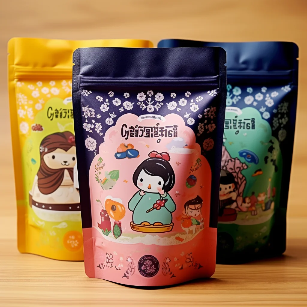 Custom Printing Stand up Zipper 4 Layers Material Frozen Leaking Proof 250ML Korean Drink Pouches