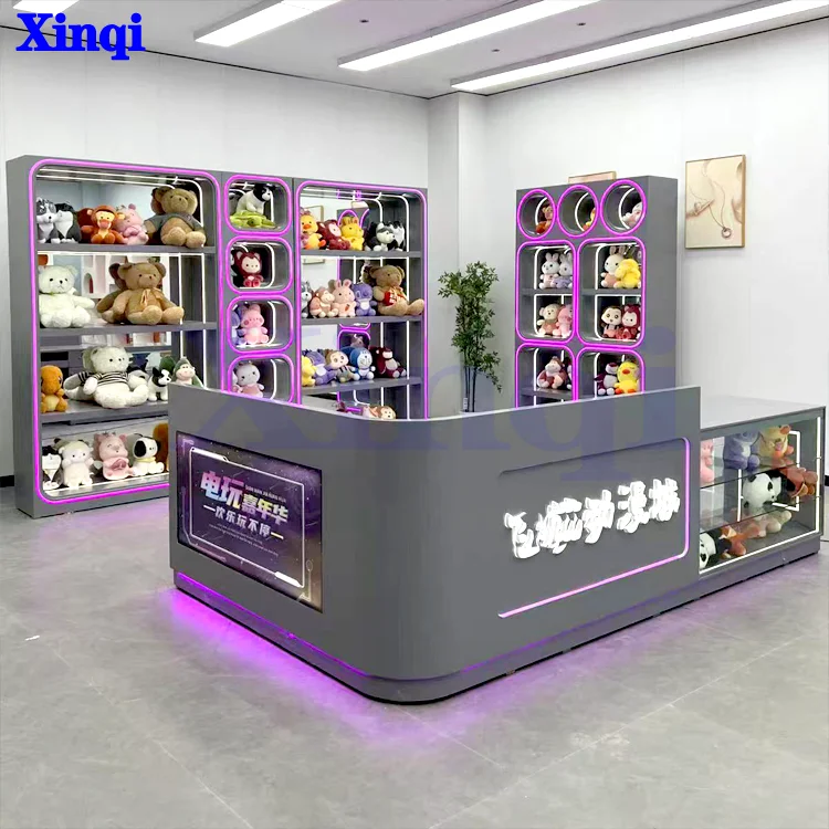 Wholesale Toy Display Rack and Reception Counter for Arcade Claw ...