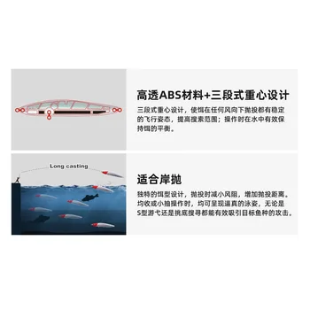 CHEERY Silicone Big Game Angler Lure for Marlin & Bream-Sea Fishing & Lake Use Long Cast & Durable – Soft Lure – view 4