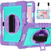 Purple, Cyan, Green