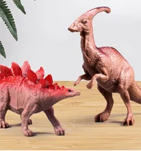 Simulation dinosaur model toy 12-piece set PVC Animal model 3D realistic Dinosaur model Early education cognitive toy