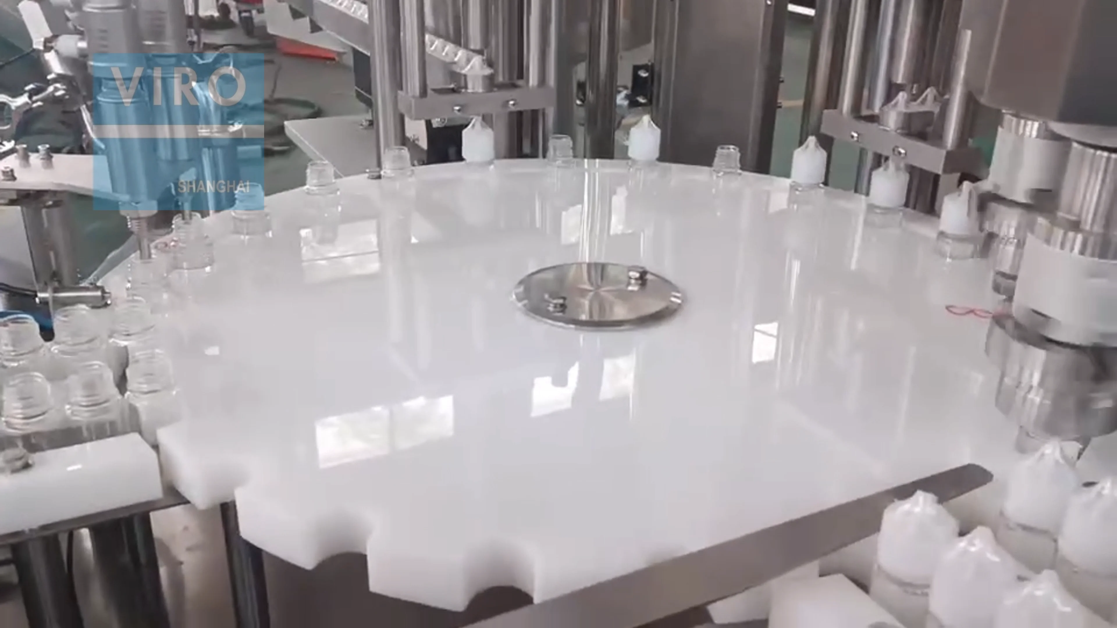 Automatic Monoblock Filling Capping And Labeling Line For Solvent ...