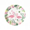 Verde e rosa: piatti da 7 pollici 16 Pcs