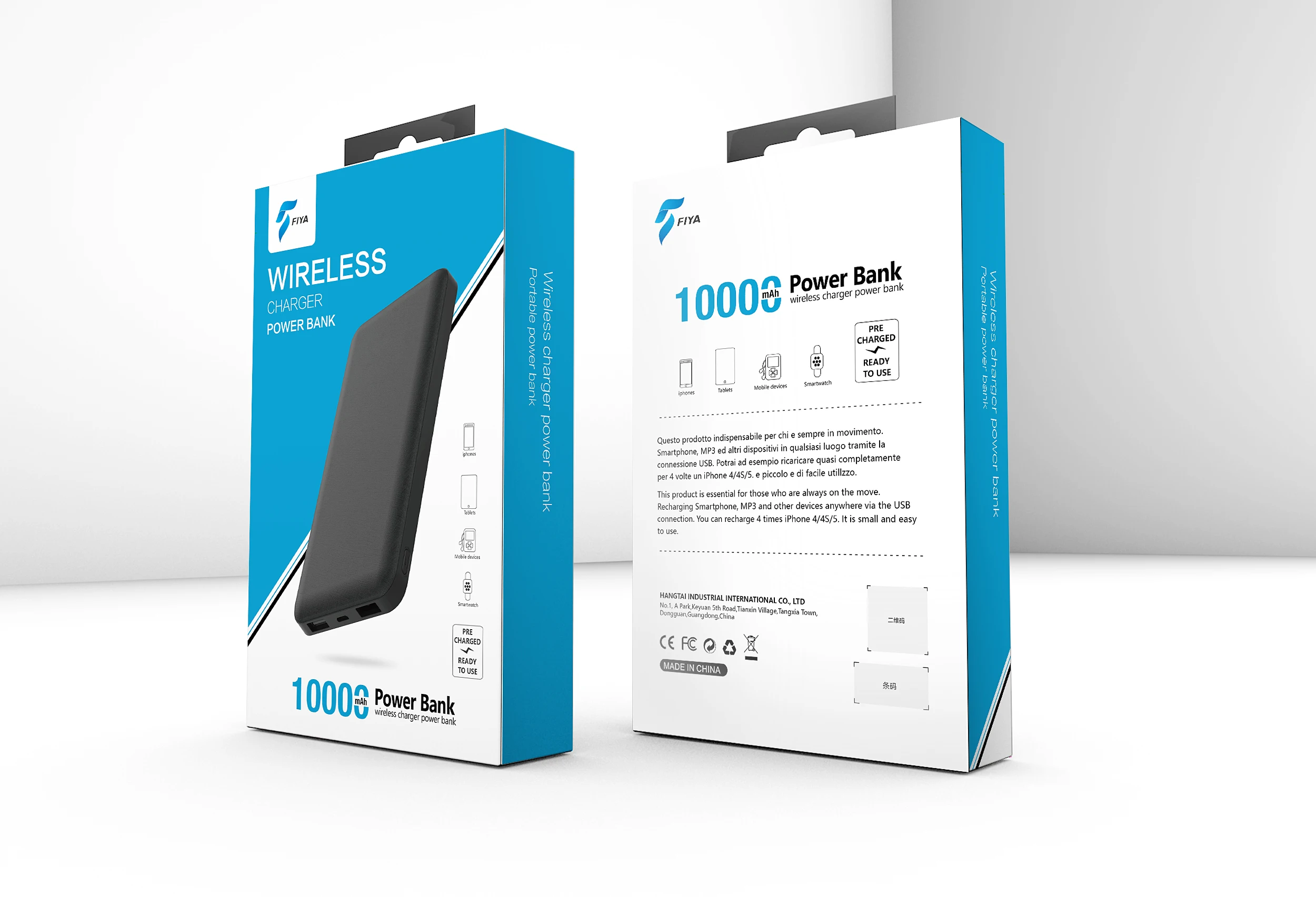 
Новинка 2020, тонкие внешние аккумуляторы 10000, умный внешний аккумулятор 10000 мАч, светодиодный Мобильный Внешний аккумулятор 10000 мАч 