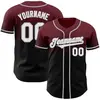 Burgundy and Black