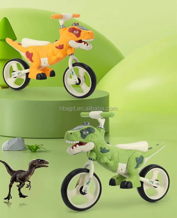 Dinosaur Style Kids Bicycle 27 Years Old Baby Walker Balance Bike Children Scooter For Outdoor
