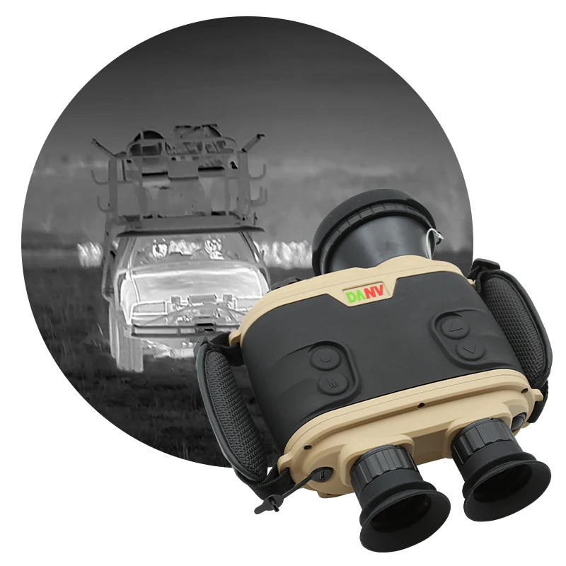 High Resolution Multi-functional Uncooled Portable Night Vision Hunting Observation Thermal Binocular Camera