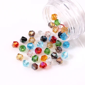 Wholesale Chinese Jewelry Decorating Colorful Crystal Flat Round Beads Glass Faceted Rondelle Beads