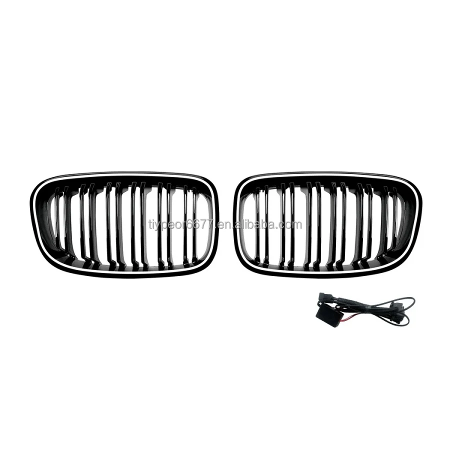 product tiypeor led lights car front bumper kidney grille for bmw 1 series f20 2012   2014 front grilles-9