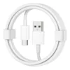 White  USB A TO C