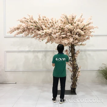 Indoor Cherry Blossom Plants Trees Flower Willow Large Decoration Wisteria Wedding Centerpiece Tree Artificial