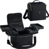 Black with Golden Zipper