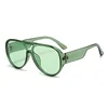 C2 montatura verde trasparente lente verde trasparente