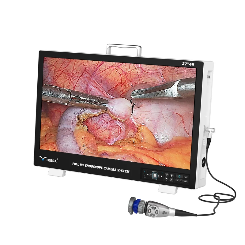 All-in-One 4K Electric Medical Endoscope Camera Machine System Integrated Laparoscopy Portable Tower with Monitor