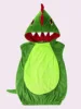 Costume da dinosauro verde con copriscarpe inclusi