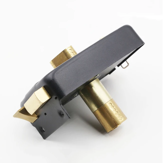 Free Example Rim Lock Brass Cylinder Brass Hook Interior Door Lock With Computer Keys Surface Finish Customized for Outdoor Use