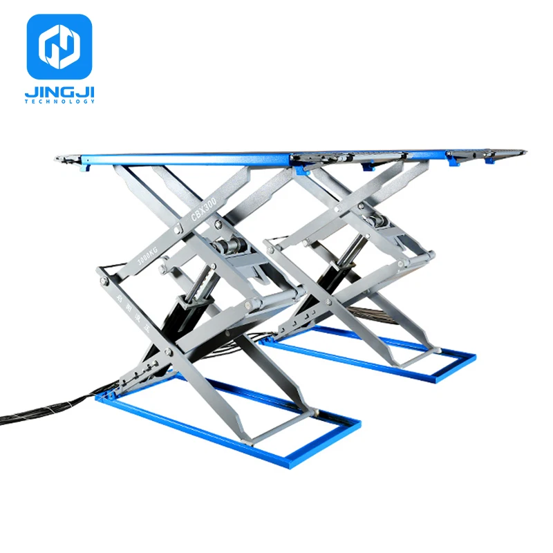 Source Factory 3000Kg 3500 Kg Small Mid-Rise Midrise Scissor Car Lift 4T 1.2M