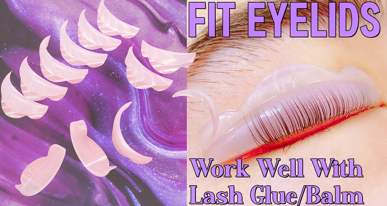 Self Sticky Lash Lift Pad Extreme Shields 6 Sizes Eyelash Lifting Pads