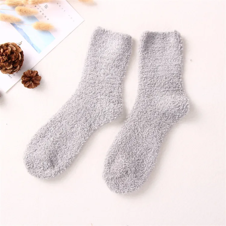 Lindos calcetines mullidos y acogedores para casa cálida, calcetines de  salón para mujeres y hombres