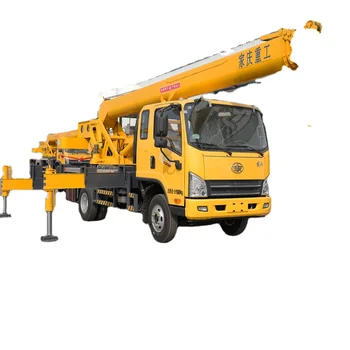 Free shipping hydraulic truck crane mini truck crane small mobile crane for sale