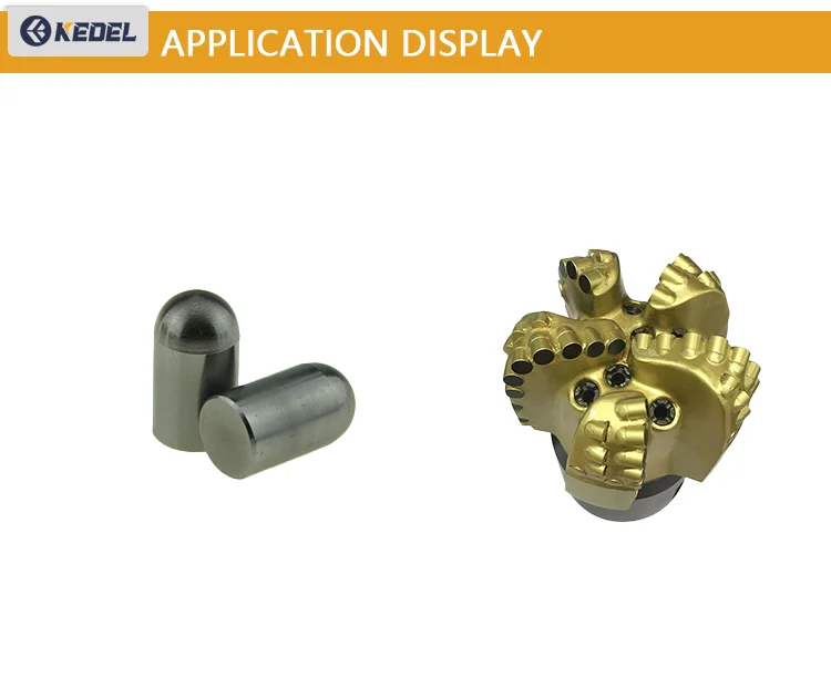 Custom Size Glossy Surface Tungsten Carbide Buttons for Petroleum Drilling Made from 100% Pure Tungsten Carbide Powder