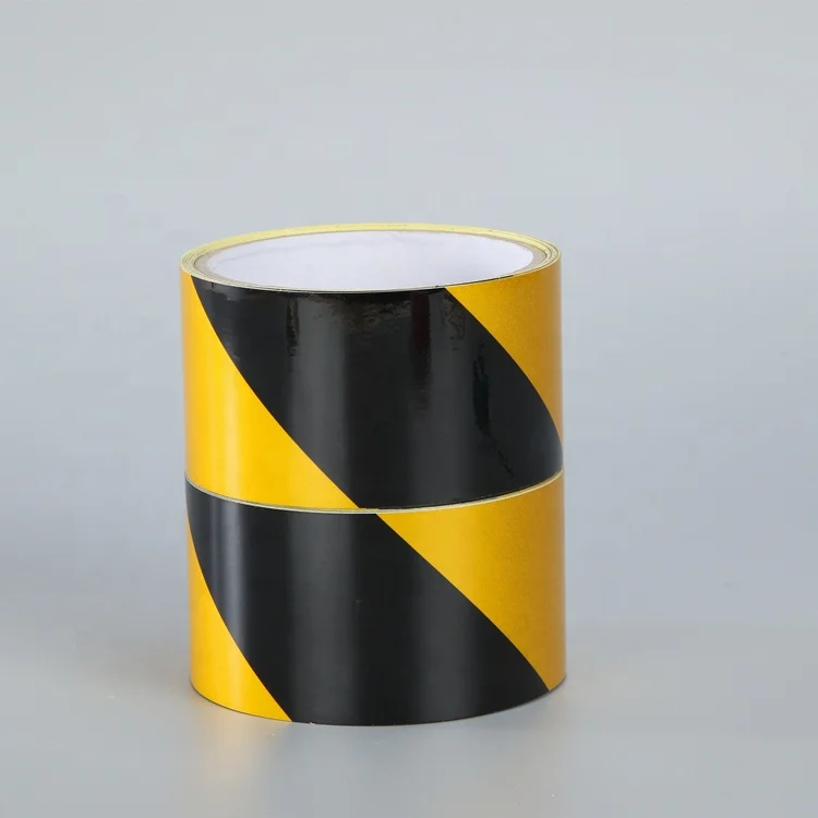 25 м красно-желтая СОЛАС прозрачная УФ-светоотражающая лента из полиэстера