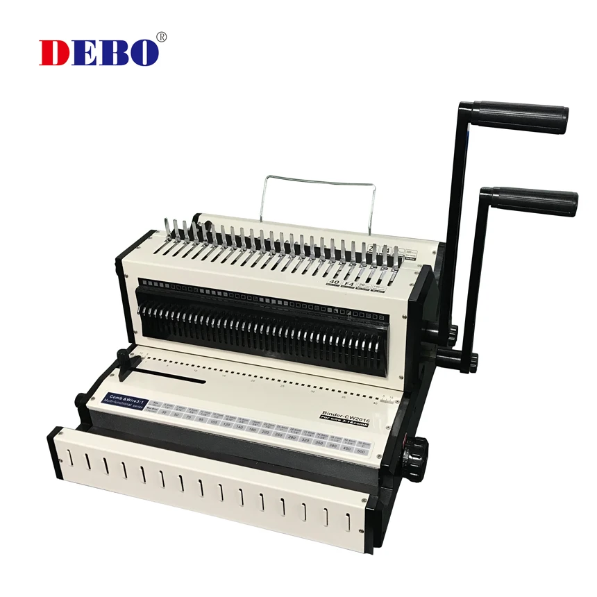 Design A4 A3 Fc  Factory Direct Sales Special  Widely Used Books Fully 26 Sheets 3:1 Wire Wire O Binding Machine 2023