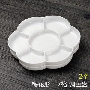 OEM Quality School Art Supplies Oval Shape  Color Mixing Palette Oil Painting Palette for Paint Mixing