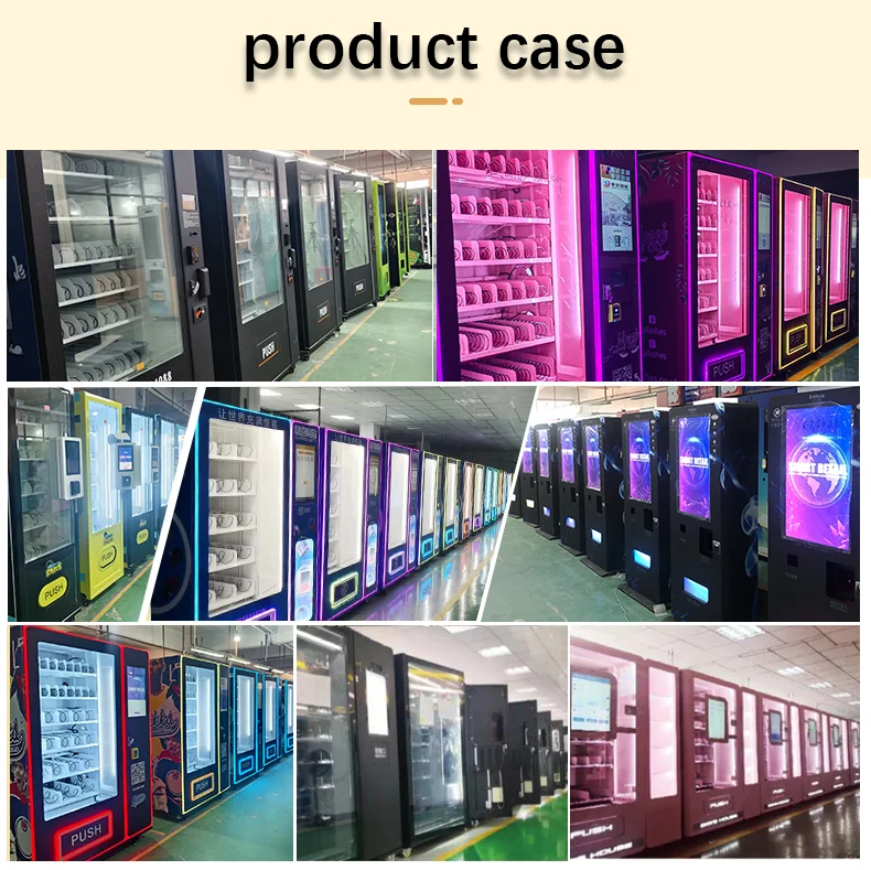 New Arrival Custom  49 Inch Touch Screen Make up Cosmetic Vending Machine Beauty Hair Extension Wigs Vending Machine