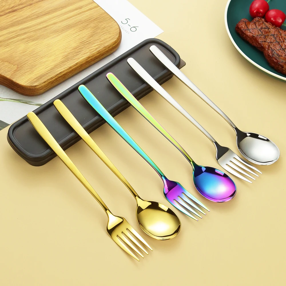 food-safe portable travel cutlery set personal