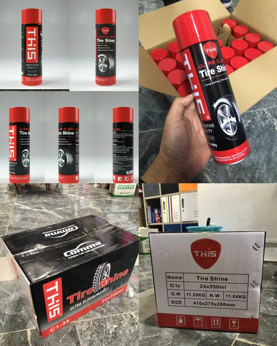 High Gloss Longest Lasting Tire Dressing No Sling Cover All Silicone