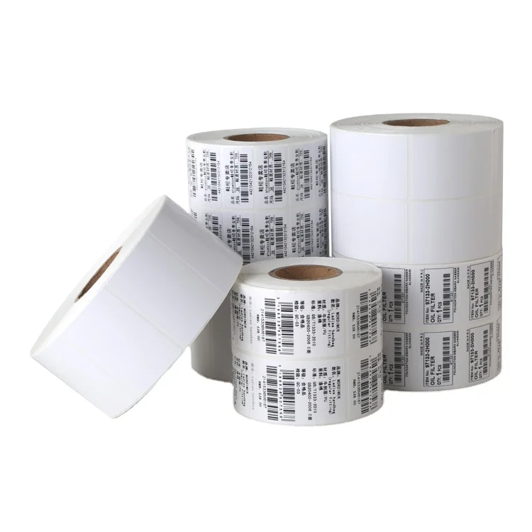 500 White 76x 51mm 3 x 2 inch Personalised Self Adhesive Labels 