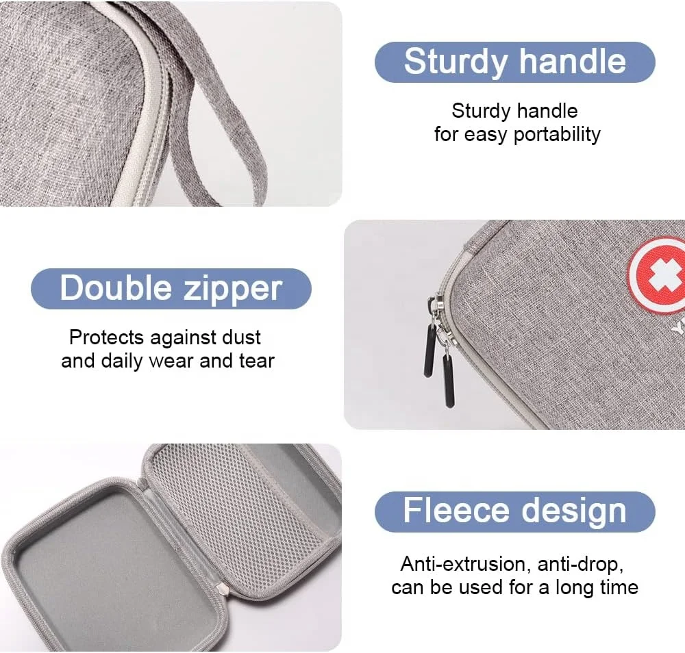 Custom Portable Hard EVA Shell Handheld Inhaler Nebulizer Carrying Case for Meowyn Medical Cases Nurse Bag