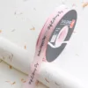 Rose clair-2 cm, 40 mètres par rouleau