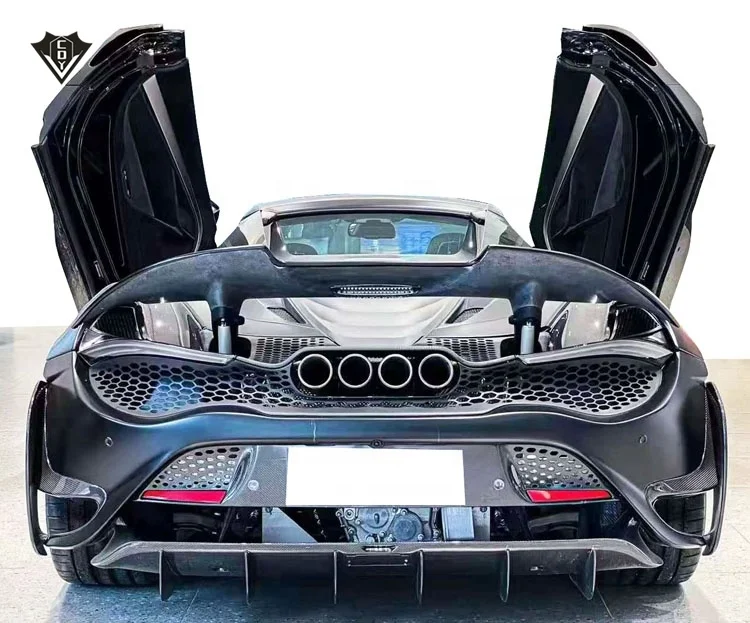 For for 720S Upgrade 765LT Style Bumper & Clips Clip-on Unpainted New Arrival 2017-2019 Car Body Kit