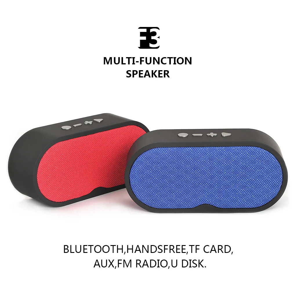 Gift Customized OEM Sport Outdoor Waterproof TF Card FM Radio Mini Wireless Bluetooth Speaker - ANKUX.COM