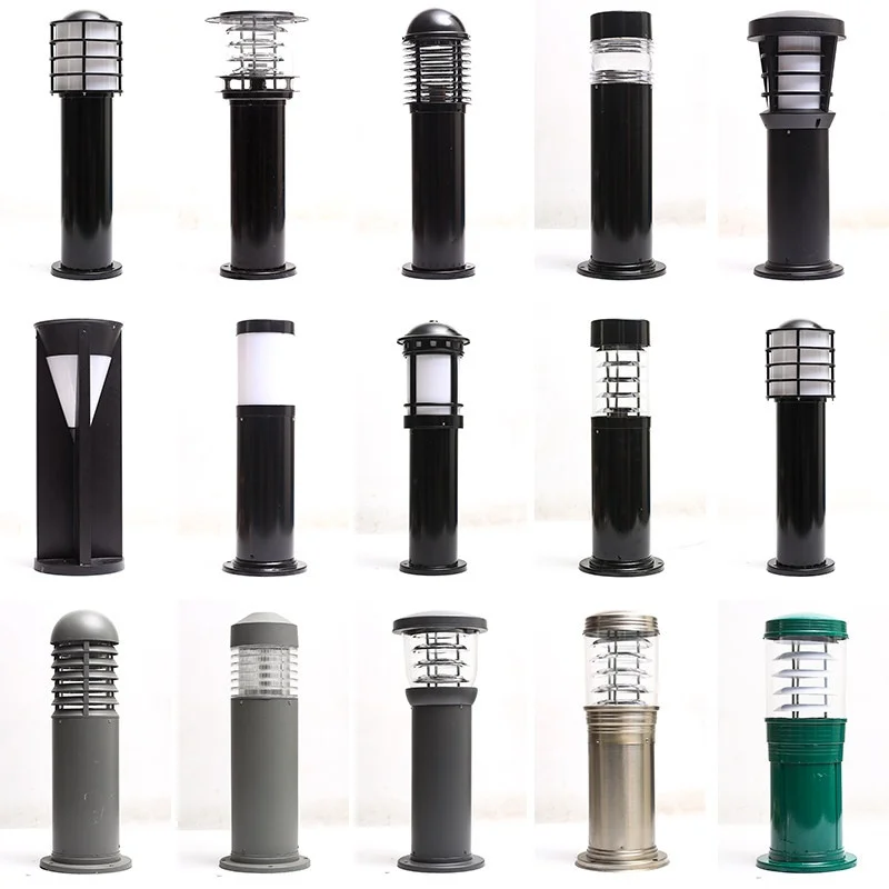 Lampu Taman Bertenaga Surya Berbentuk Persegi, Tahan Air dan Tahan Karat untuk Penggunaan Luar Ruangan, Lampu Lanskap untuk Jalan, Halaman, Taman, serta Lampu Rumput LED Kustom dengan Rating IP