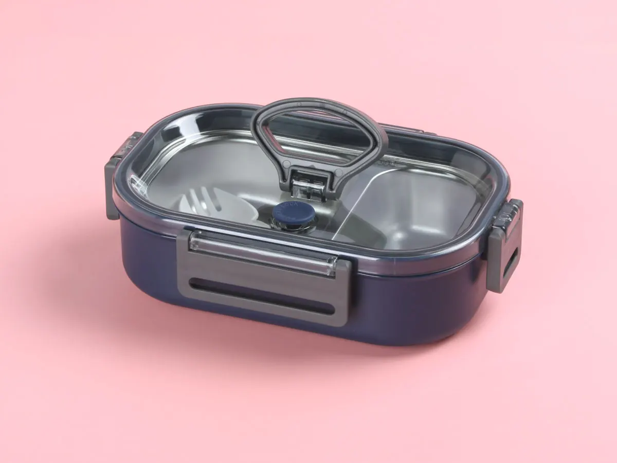 LX-BDX1227 квадрат нержавеющий lunbox PP/PS пищевой контейнер герметичный ящик