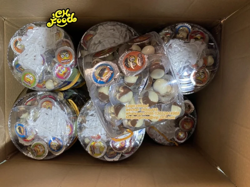 Cheap Price Sweet Chocolate Cup With Biscuits