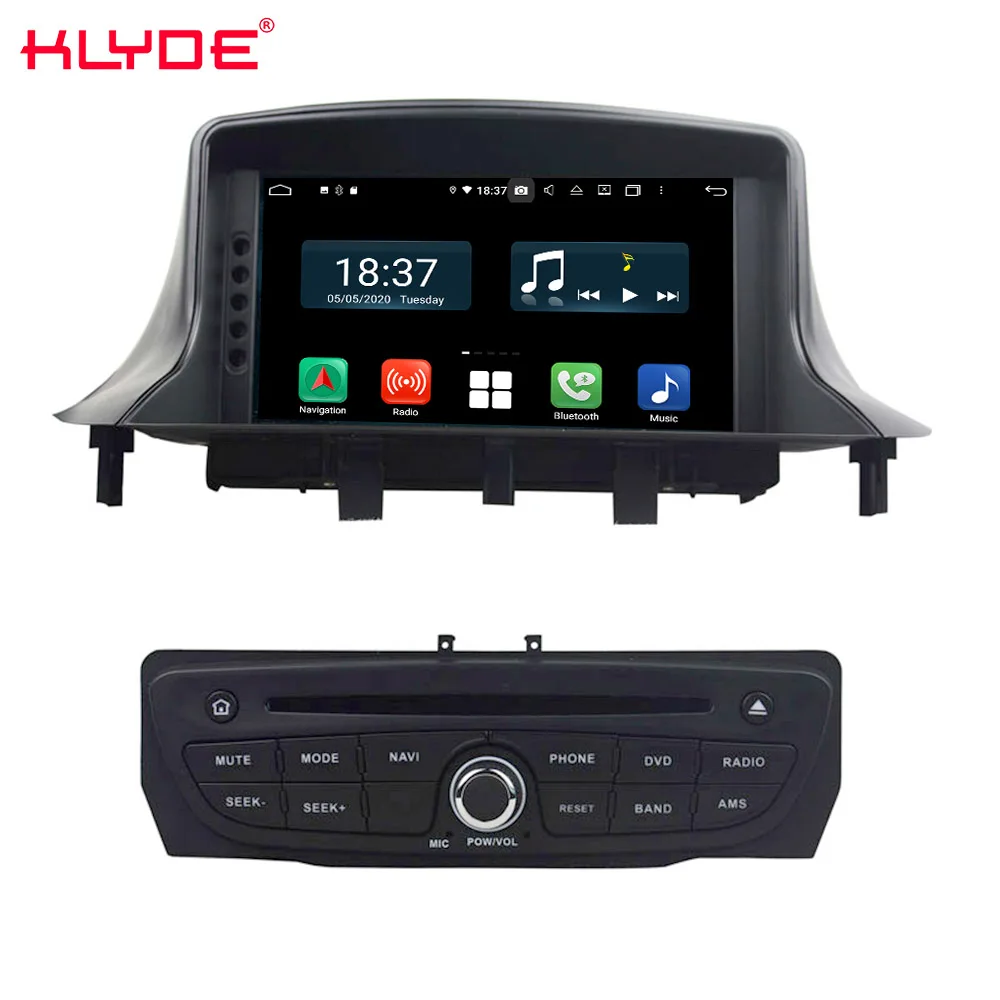 Kd-7237 KLYDE Android 10.0 Car Radio for Renault Megane III