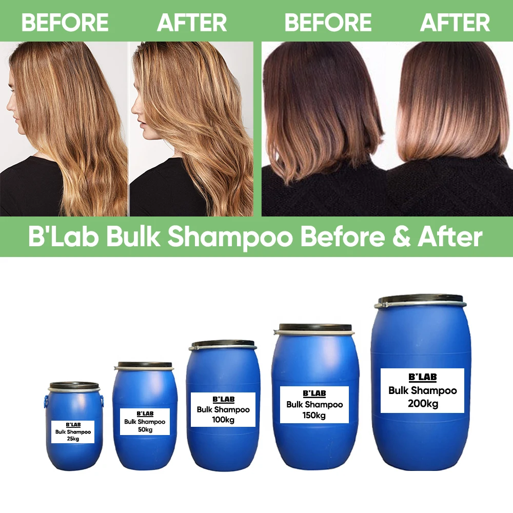 Wholesale Raw Materials All Hair Types Bulk Shampoo And Conditioner For