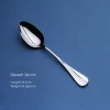 silver dessert spoon