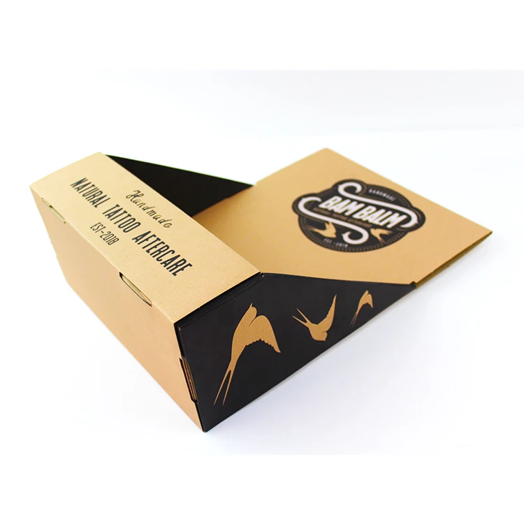 Custom Small and Middle Packaging CDU Kraft Paper Floor Counter Display Stand Box