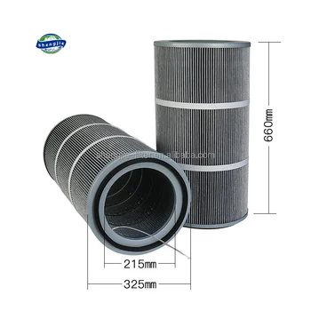Pleated Cartridge Air Dust Filter with High Air Filtration Efficiency