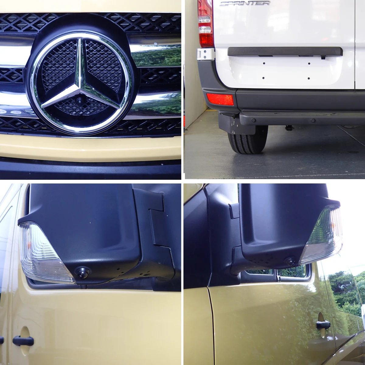 360 Degree Van Camera System in 3D for Surround View with Integrated DVR